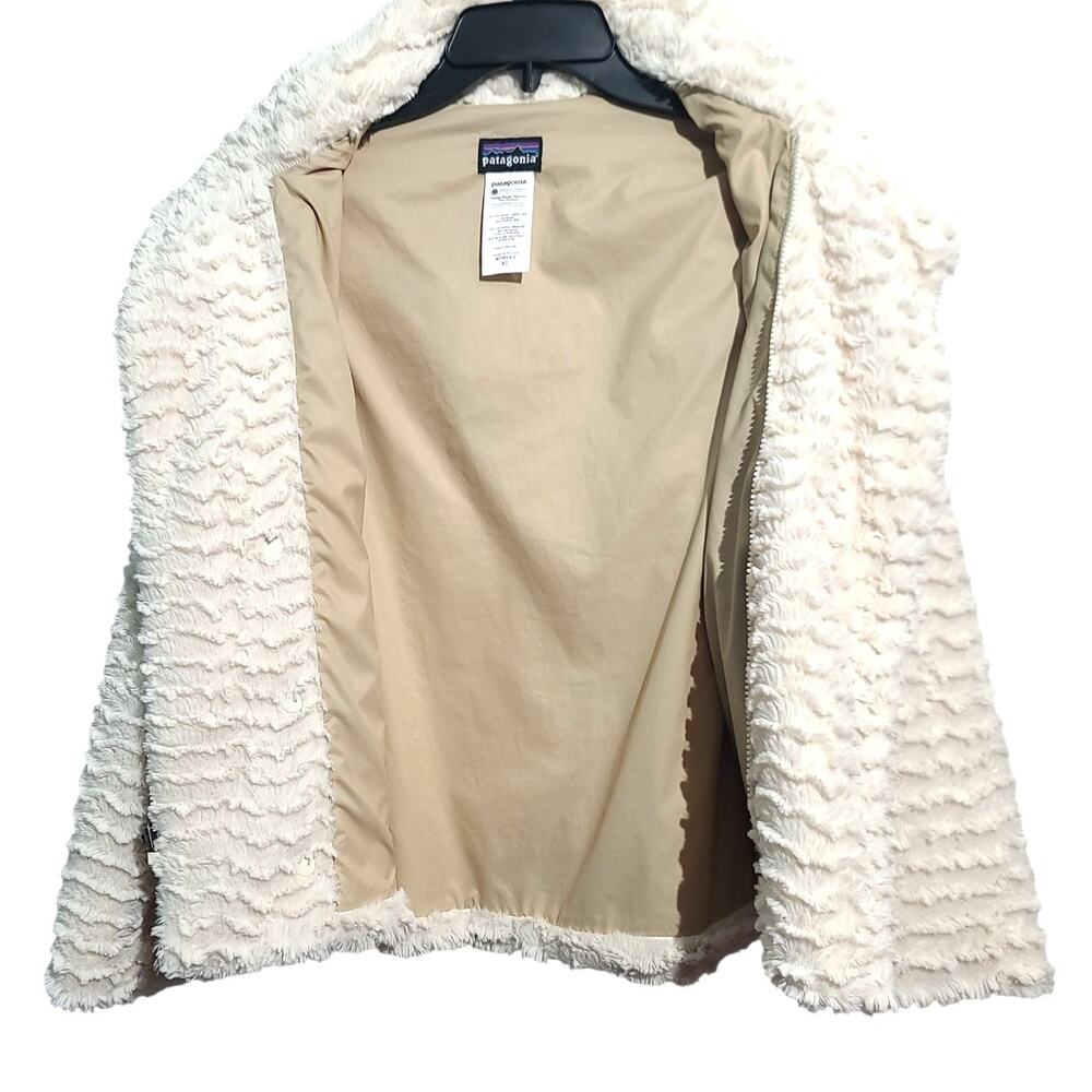Patagonia Women's Cream Pelage Soft Fleece Jacket Size XS - Picture 4 of 6